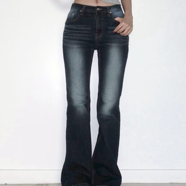 復古貼鑽牛仔褲